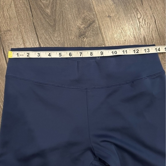 Adidas Women’s Climalite Pants Running Activewear Yoga Blue Pink Colorblock Sz M - Picture 9 of 9